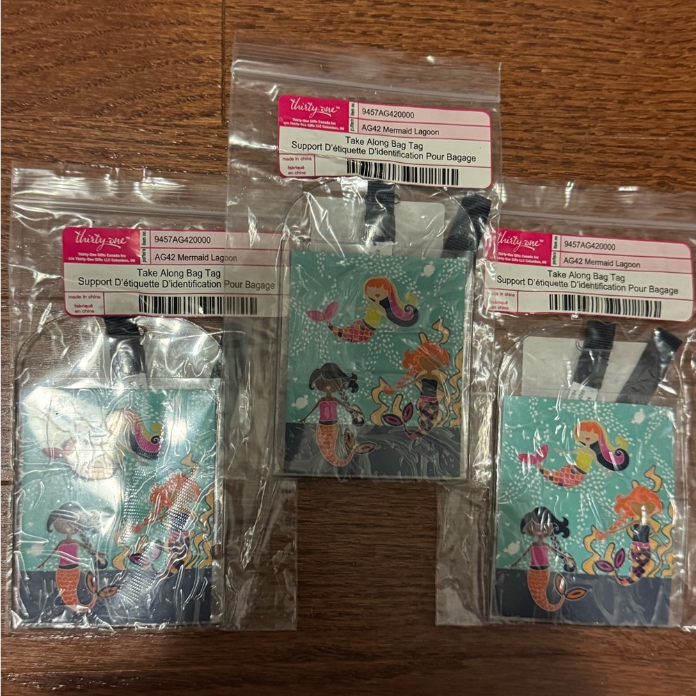 Thirty-One Clear Bag Tag